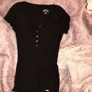 Hollister ruffle tshirt